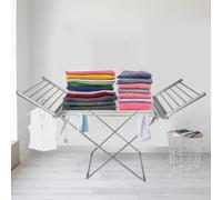 Electric Heated Clothes Airer, Portable Folding Laundry Clothes Dryer