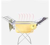 Electric Heated Clothes Airer with 20 Bars for Indoor Use Portable and Foldable Towel Warmer with Constant Temperature Control Winged Electric Clothes Drying Rack for Horse Rack. WFJ