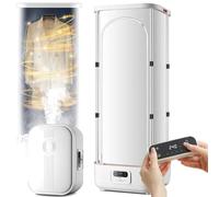 Electric Heated Clothes Dryer Automatic Ironing Machine Steam Press Ironing Machine, Steamer and Clothes Dryer, Sanitise, and Dry Clothes, Results from 10 Minutes, Portable, Hous,