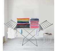 Alivio Electric Heated Clothes Dryer Folding Energy-Efficient Indoor Airer Wet Laundry Drying Rack Holds Upto 10kg
