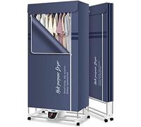 Electric Heated Clothes Dryer Rack with Cover, Foldable and Energy-Saving Indoor Drying Solution for Efficient Laundry