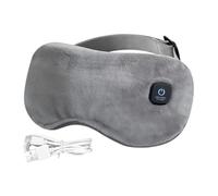 Electric Heated Eye Cordless, Rechargeable Heating Eye Relief Device, Cordless Sleep Shades with Adjustable Strap, Soft Fabric Cover, Relaxation Comfort Sleep Aid Design, for Home Office