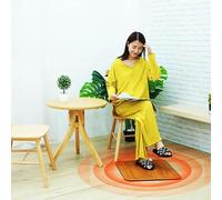 Electric Heated Floor Mat, Carbon Crystal Heating Pad for Foot, Indoor Space Heater Rug, Under Desk Foot Warmer, Electric Carpet Area Heater