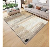 Electric Heated Floor Mats, Waterproof Heated Area Rug, 4 Levels Of Adjustable Temperature, Evenly Heated, for Living Rooms, Bedrooms
