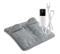 Electric Heated Foot Warmer Fast Heat-up Cold Feet Heating Pad with 9 Heating Settings 4 Timers, Auto Shut Off Plush Thermal Heating Cushion for Shoulder,Knee,Arms,Legs,Dry/Moist Heat & Auto Shut Off,