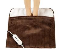 Electric Heated Foot Warmers for Men and Women Foot Heating Pad Electric with Fast Heating Technology Heating Pad Feet Warmer Auto Shut Off with 3 Temperature Setting by Gintao 22 x 20 Inches Brown