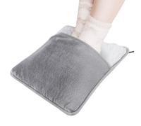 Electric Heated Foot Warmers, Soft Rechargeable, Rapid Feet Heating Cover, for Bedroom Rest Indoor Desk Daily Relaxation Winter Home Wellness