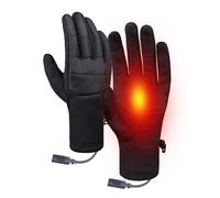 Electric Heated Gloves - Rechargeable Thermal Touchscreen Mittens for Outdoor Sports | Anti Slip Design Keeps Hands Warm in Winter, Ideal for Ski, Snowboard, Hike, Bike, and Cold Weather Adventures