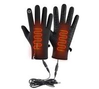 Electric Heated Gloves, Ultra-thin Hand Warmer Gloves Screen Touchable, USB Rechargeable Heating Gloves, Gloves Winter Thermal Gloves for Outdoor Cycling Montorcycle Camping Hiking Skiing