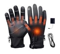 Electric Heated Gloves - USB, Electric Full Heated Gloves Liners, Breathable Hand Warmer | Long Lasting Heating Fingerless Glove For Winter Cold Weather Work Play Skiing Biking Hiking