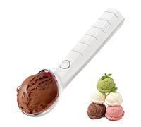 Electric Heated Ice Cream Scoop, Warming Automatic Portable Scooper, Stainless Steel Ice Cream Scoop, Easy Scooping Rechargeable Scooper, for Hard Ice-Cream, Easy for Seniors & Kids