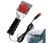 Electric Heated Ice Scraper For Car Windscreen - 2.7M C-igarette Light-er Defroster Tool With Ergonomic Handle, Portable Winter Safety For Frost & Ice Removal