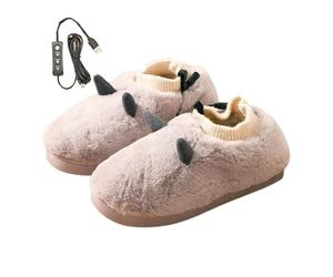 Electric Heated Slippers Heating Booties Electric Heated Plush Slippers