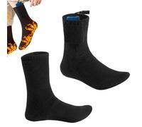 Electric Heated Socks -Winter Electric Socks, Soft Heated Socks | Cozy Battery-Operated Heated Socks, Rechargeable Heated Socks, Insulated Heated Socks, Comfortable Heated Socks, Heated Socks for Ice