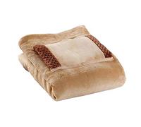 Electric Heated Throw Blanket, Fleece Electric Blanket,Soft Flannel Electricity Over Blankets Full Body Warming,Machine Washable,Office Nap heating blankets cover Sofa Bed Home (BW)