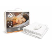 SHINE Supreme comfort electric heated blanket underblanket, Machine washable, heat control & overheat protection (DOUBLE)