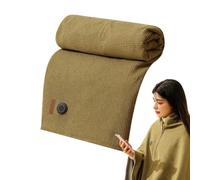 Electric Heated Wrap Poncho Shawl Portable Safe Heated Blanket | Soft And Skin-Friendly Home Office Living Room Bedroom Couch Sofa Bed Recliner Dorm Travel Car Camping Train