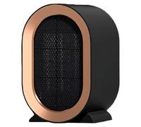 Electric Heater, 1200W Energy Efficient Heaters for Home, Portable Ceramic Fan Heaters, Silent Space Room Heater, Thermostat 2 Modes, Overheat & Tip Over Protection, for Bedroom, Office (Black)