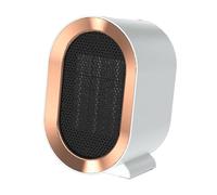 Electric Heater, 1200W Energy Efficient Heaters for Home, Portable Ceramic Fan Heaters, Silent Space Room Heater, Thermostat 2 Modes, Overheat & Tip Over Protection, for Bedroom, Office (White)