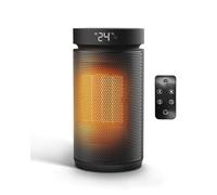 Electric Heater 1500W, Silent Ceramic Space Heater with 4 Modes, 12H Timer, Remote Control, 70° Oscillation, 2s Fast Heat, Overheat & Tip-Over Protection, Energy Efficient, Portable for Home, Bedroom