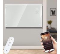 Electric Heater, 2000W Wifi Heater with 3 Heat Settings Modes, Child-lock and 24H timer and Free App-Smart Life, Adjustable Smart Panel Heating Wall Mounted and Free Standing