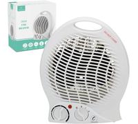 Electric Heater - 2KW Fan with 2 Heat Settings & Cooling Function - Portable wit