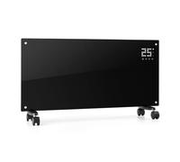 Electric Heater Convection Heating Space Portable Glass Touch Panel 2000W Black [EEK: A]