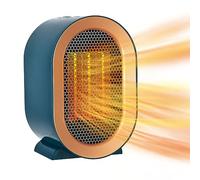 Electric Heater, Fan Heaters for Home Low Energy Silent, Mini Ceramic Heater with 2 Heat Settings, Overheating & Tip-Over Protection, Portable Space Heater for Office, Home and Bedroom