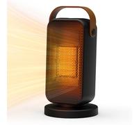 Electric Heater for Home 1200W, Energy Efficient Space Room Heater, Thermostat, 3 Modes 3s Instant Heating, Overheat & Tip Over Protection, Portable & Quiet Heater for Home, Bedroom, Office (black)