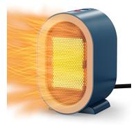 Electric Heater, Space Heater with 1200W/ 800W Heating Modes Portable Ceramic Plug in Heaters for Home Low Energy Adjustable Heater Tip-Over & Overheat Protection Room Bedroom Office blue