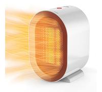 Electric Heater, Space Heater with 1200W/ 800W Heating Modes Portable Ceramic Plug in Heaters for Home Low Energy Adjustable Heater Tip-Over & Overheat Protection Room Bedroom Office