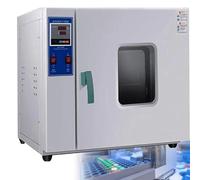 Electric Heating Constant Temperature Blast Drying Oven Digital Forced Air Convection,Lab Industrial Intelligent Control Adjustable Speed Fan, for Laboratory/Industrial,StainlessSteel