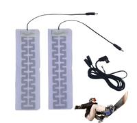Electric Heating Film, Electric Strip Heater Heating Elements, Hand Warmer Heater USB Heating Pad Fast and Stable Heat for Gloves Vests Clothing Insoles