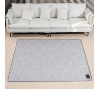 Electric Heating Mat, Fast Warm Up Area Rug with Safety Protection, Easy Clean for Living Room Office Playroom