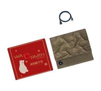 Electric Heating Pad Featuring Digital Temperature Display, B | Explosions Proof Safe Design with Temperature Control Digital Screen Soft Comfortable Portable Design USB