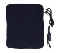 Electric Heating Pad for Back and Period Cramps, USB Heated Pad with 3 Temp Gears and 3 Timer Settings Auto Shut Off for Neck and Shoulders (Navy Blue)