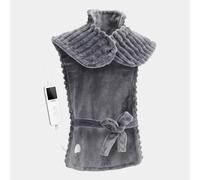 VonHaus Heat Pad for Back, Neck & Shoulder Pain Relief with Digital Control | Electric Heated Body Warmer with 9 Heat Settings, Shawl Gilet Wrap for Heating Body, Machine Washable, Soft Material - Grey