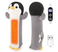 Electric Heating Pad for Pain Relief, Electric Heating Pad Plush Cuddly Soft Penguin Plushies USB Heat Pad Plush for Period Neck Shoulder Back Animal Heated Pad for Back Pain for Unisex