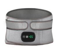 Electric Heating Pad for Waist, Cordless Heated Belt with 5000mAh Battery, USB Rechargeable Back Warmer for Abdomen Lumbar Support, 3 Heating Levels 3 Massage Modes, Touch Screen Control