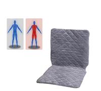 Electric Heating Pad with 30 Temperature Settings and 12 Timer Options Heating Pad Without Auto Shut Off Suitable for Shoulders, Neck, Waist, Abdomen, Back,Gray