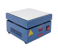 Electric Heating Plate Preheating Station 800W LCD Electronic Hot Plate Preheating Station 50-400°C Soldering Station Heating Plate with Foot Pads for Electronics