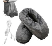 Electric Heating Slippers Plush Electric USB Charging