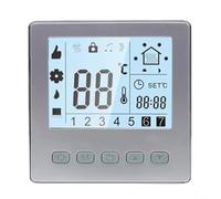 Electric Heating Thermostat, Thermostat Digital For Smart Programmable Temperature Control Thermostat Timer (silver)