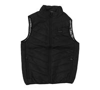 Electric Heating Vest, Dual Control for Temperature Adjustment, Black Polyester Fiber Outdoor Intelligent Heating Vest for Hiking, Skiing, and Winter Sports