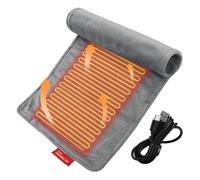 Electric heatingPad - 30x20cm Compact Warmer, Velvet Fabric Heat Mat, USB Charging Design with Fast heatingand Waterproof Layer | heatingPad for Neck Shoulder Back Knee Abdomen Period Cramps Bed So