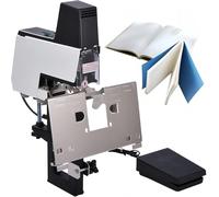 Electric Heavy Duty Stapler Binder, Dual-Purpose with Pedal, Flat & Saddle Stitch, Compatible with Multiple Staple Sizes, 110V, 2-40 Sheets Capacity