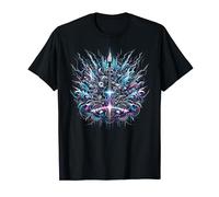 Electric Heavy Metal Symphony Violin - sound waves T-Shirt