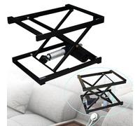 Electric Height Adjustable Desk with Wireless Remote Manual Lift for Dining Coffee & Office Use - Ergonomic Standing Table for Home & Work