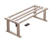 Electric Height Adjustable Standing Desk Frame, Dual Motor, Four-Beam Metal, Smart Touchscreen, Memory Function, White, 126x60x61cm - Ergonomic Home Office Solution