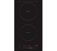 Electric Hob - Induction Hob, 30cm Built In, 2 Cooking Zones, Sleek Black Glass Surface, Intuitive Touch Control Panel, 9 Power Levels, Child Lock, Perfect For Modern Homes - C01IH30E30